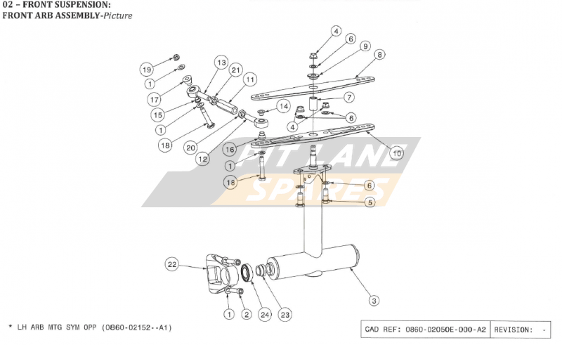 FRONT ROCKER ASSEMBLY Diagram